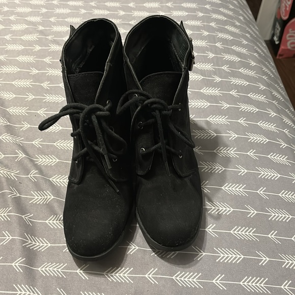 Black Heel Booties from Justfab - Picture 2 of 6